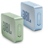 2-Pack JBL Go 2 Bluetooth Portable Speakers - Ice Cube Cyan & Mint