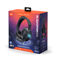 JBL Quantum400 Headphones USB Wired Over-Ear Gaming Headset With Quantumsurround And Rgb Lighting - Black