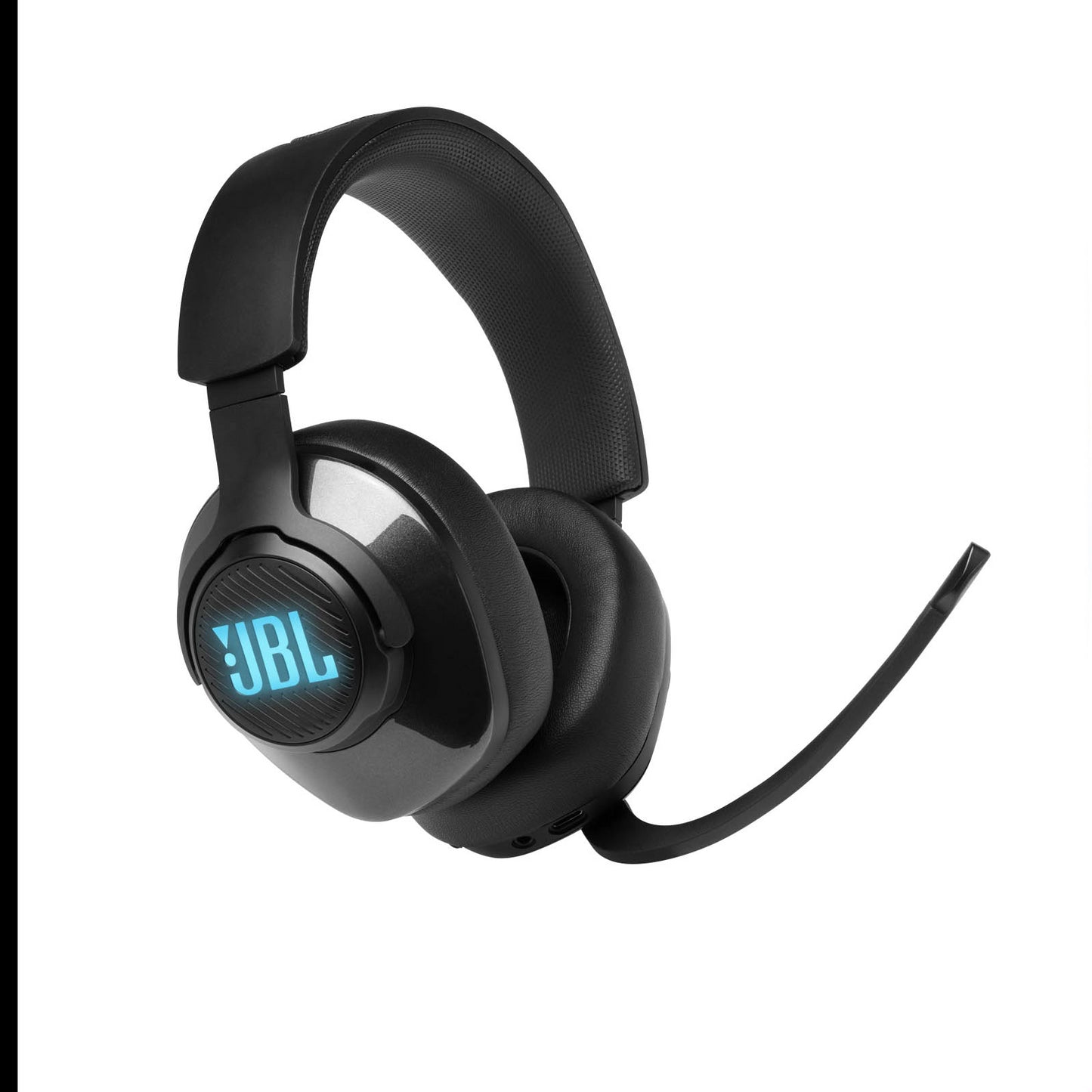 JBL Quantum400 Headphones USB Wired Over-Ear Gaming Headset With Quantumsurround And Rgb Lighting - Black